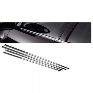 Window Lower Garnish Stainless Steel Chrome Finish Exterior for Glanza